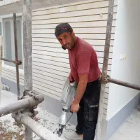 تخریب ساختمان وبتن ریزی