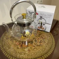 قوری پیرکس ضدحرارت کاملا نو با جعبه