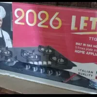 اجاق گاز صفحه ای پنج شعله نو و آکبند