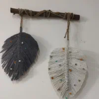 دیوار کوب مکرومه بافی