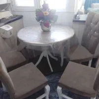 میزوصندلی نهارخوری چهارنفره درحدنووسالم|میز و صندلی غذاخوری|بیرجند, |دیوار