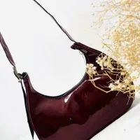 کیف دخترانه پاییزی آلبالویی ورنی پانچ کیف دانشجویی|کیف، کفش، کمربند|نیشابور, مسکن مهر نور|دیوار