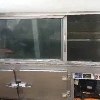 ویترین یخچال دار استیل شیشه گرد فریدونی|فروشگاه و مغازه|رشت, نامجو|دیوار