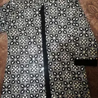 مانتو مخمل سوزن دوزی