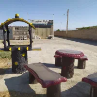 باربیکیو ،و نیمکت بتنی|صندلی و نیمکت|گلپایگان, |دیوار