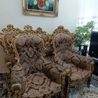 مبل  سلطنتی ۷ نفره|مبلمان خانگی و میز عسلی|گناباد, |دیوار
