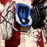 ست ۳تیکه گهواره ثابت ومتحرک وکالسکه|کالسکه و لوازم جانبی|تهران, آذری|دیوار