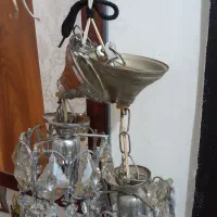 دو عدد لوستر الماسی|لوستر و چراغ آویز|گرگان, |دیوار