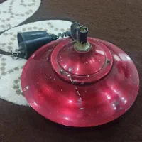 لوستر دوعدد قرمز رنگ|لوستر و چراغ آویز|اهواز, بهارستان|دیوار