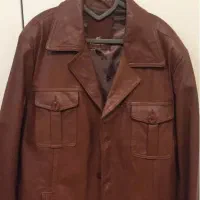 کت چرم اصل مارک نوین چرم