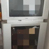 تلویزیون و میز تلویزیون و دستگاه گیرنده دیجیتال|تلویزیون و پروژکتور|هشتگرد, مدرس|دیوار
