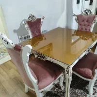 میز ناهار خوری چوب راش در حدنو