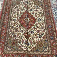 یک جفت قالیچه زرع نیم دست بافت