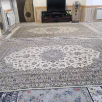 دوتخته فرش شیش متری کاشان.