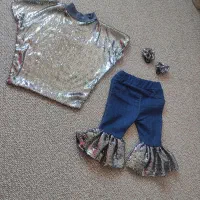 بلوز شلوارک مجلسی|کفش و لباس بچه|ایلام, |دیوار