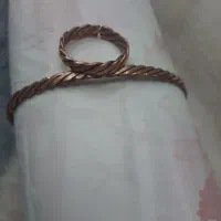 دستبند دخترونه استیل مس وبرنج نقره|بدلیجات|پرند, فاز ۵|دیوار