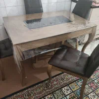 میز غذا خوری ۴نفرع نفره|میز و صندلی غذاخوری|رامهرمز, |دیوار