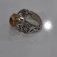 انگشتر نقره نگین سیترین|جواهرات|پرند, فاز ۴|دیوار