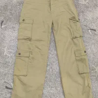 شلوار کارگو کرمی