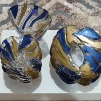 سرویس بلور و ظرف میوه خوری چینی