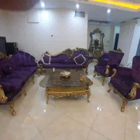 مبلمان کلاسیک ورق طلا