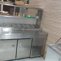 فر اغذیه ۵ کاره و تاپینگ پیتزا زیر فریزر ۸ لگنه