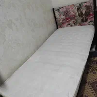تخت فلزی دخترانه به همراه تشک