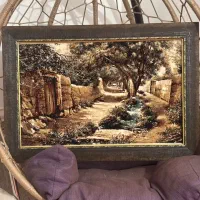 تابلو فرش|تابلو فرش|وحدتیه, |دیوار