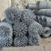 فنس توری سیم مفتول پایه بتنی فلز