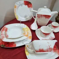 سرویس چینی غذاخوری ۱۲ نفره با ۲۴ پلو خوری ژاپن|ظروف سرو و پذیرایی|تهران, چیذر|دیوار