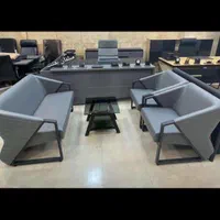 میز کار مدیریت ال صندلی گردان مبل نیمست چرم کانتر|دفتر کار|زنجان, |دیوار