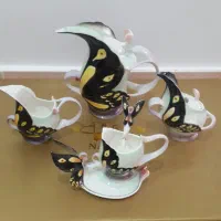 سرویس فنجان و نعلبکی پروانه