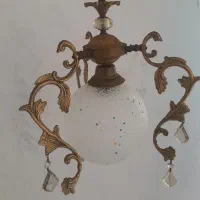 لوستر سه شاخه  برنز