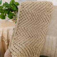 پتو پافی ترک دست باف نوزاد وکودک نرم ولطیف ومخملی|رختخواب، بالش، پتو|تبریز, |دیوار