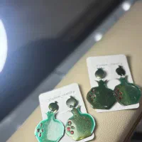 گوشواره رزین یلدایی|زیورآلات و اکسسوری|سلمان‌شهر, |دیوار