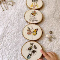 تابلوهای تلفیقی مدادرنگی و رزین|تابلو، نقاشی، عکس|نیشابور, فردوس شمالی|دیوار