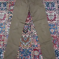 شلوار کتان قهوه‌ای شکلاتی