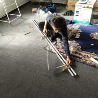 نصب پرده با لوازم