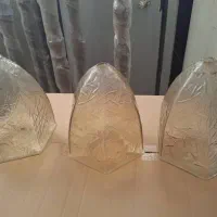 سه عدد حباب حیاطی پارکی طلائی