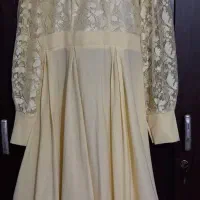 لباس مجلسی دخترانه لیمویی