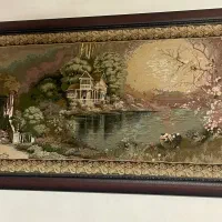 تابلو پارچه ای بزرگ شیک|تابلو فرش|گنبد کاووس, |دیوار