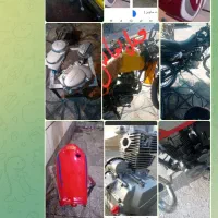 نقاشی انجین کامل باک موتورسیکلت