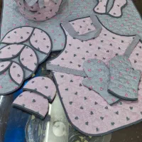 ست آشپزخانه جهیزیه عروس|سفره، حوله، دستمال آشپزخانه|اصفهان, بهارستان (مخابرات)|دیوار