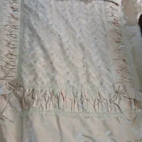 روتختی دو نفره کرم رنگ مخصوص عروس