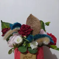 دو عدد دسته گل مصنوعی