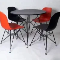 صندلی نهارخوری  پایه مفتولی پلاستیک