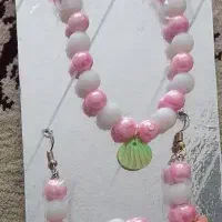ست دستبند و گردنبند و گوشواره دخترانه