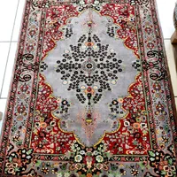 سه متری عشایری قشقایی طوسی ترنج دار گل ابریشم|فرش|تهران, حر|دیوار