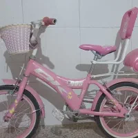 دوچرخه صورتی درحدنو