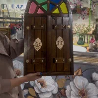 آینه دیواری طرح قدیمی|آینه|اراک, |دیوار